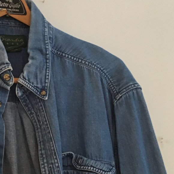 VINTAGE DENIM BUTTON UP - Picture 10 of 14